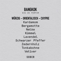 sober BANGKOK Eau de Parfum – Unisex Duftwasser 50 ml — Ansicht 3
