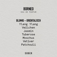 BORNEO Eau de Parfum – Unisex Duft Tropenblüten & Moschus 50 ml — Ansicht 3