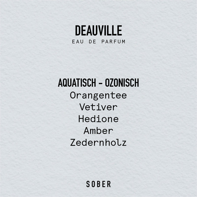sober DEAUVILLE Eau de Parfum 50ml – Unisex Aquatisch-ozonischer Duft — Ansicht 3
