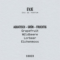 sober EVJE Eau de Parfum 50ml Unisex – Aquatisch-grüne Komposition — Ansicht 3