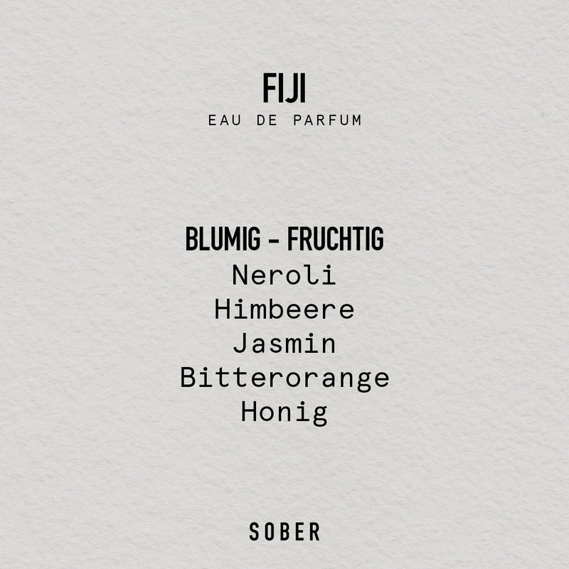 sober FIJI Eau de Parfum – Neroli, Jasmin & Honig, 50 ml — Ansicht 3