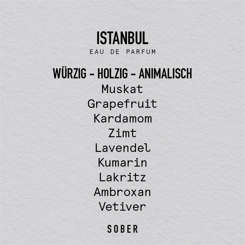 ISTANBUL Eau de Parfum – Würzig-holzige Duftnote von sober — Ansicht 3