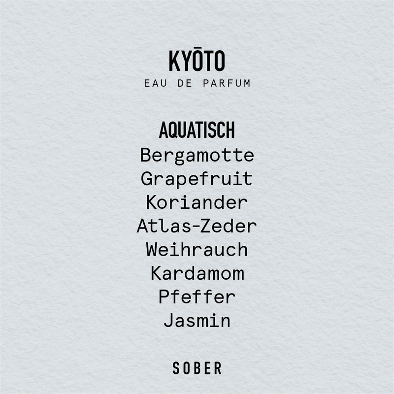 sober KYŌTO Eau de Parfum 50ml – Unisex Aquatisch — Ansicht 3