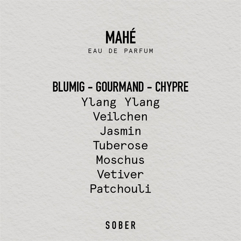 MAHÉ Eau de Parfum – Floral Gourmand Unisex, 50 ml — Ansicht 3