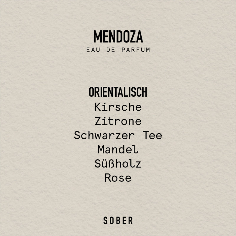 MENDOZA Eau de Parfum – Cherry, Black Tea, Almond — Ansicht 3