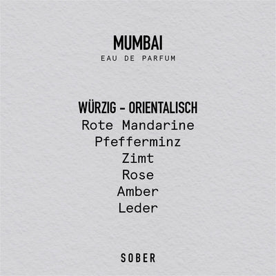 MUMBAI Eau de Parfum – Spicy-Oriental, 50 ml