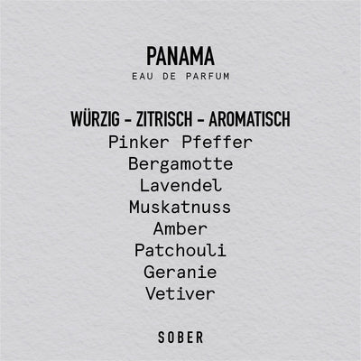 PANAMA Eau de Parfum – Spicy-Aromatic, 50ml Unisex