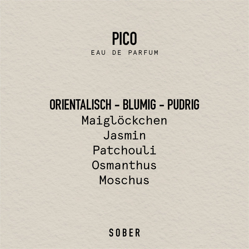 PICO Eau de Parfum – Unisex Duft mit Maiglöckchen & Osmanthus, 50ml — Ansicht 3