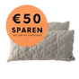 Rabens organic 2er Set Alpaka Bio Kopfkissen mit separatem Innenbeutel