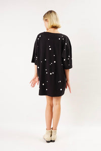 Starstyling Holo Dots Bigshirt – Holografische Punkte, Unisex Oversize — Ansicht 2