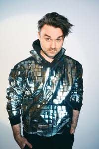 Starstyling Mosaic Allover Hoody – Unisex Metallic Mosaic Handmade — Ansicht 5