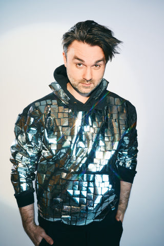 Starstyling Mosaic Allover Hoody – Unisex | Metallic Mosaic | Handmade