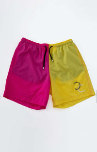 Dual Swim Shorts Polyamid Navy Light Blue – Kordelbund — Ansicht 6