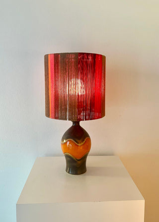 Duemler & Breiden Tischlampe Upcykling West German Pottery 70er Jahre