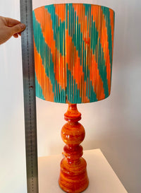 70er Jahre Keramiklampe mit Pop Art String-Schirm — Ansicht 7