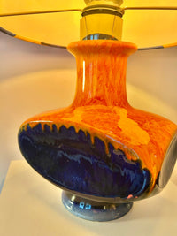 Pop Art Lampe PAN Keramik Space Age Schirm Cari Zalloni Goebel — Ansicht 5
