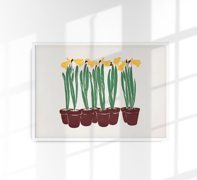Vintage Flower Illustration by Edward Penfield – Kunstdruck Poster — Patroa Studio