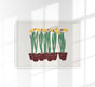 Vintage Flower Illustration by Edward Penfield – Kunstdruck Poster