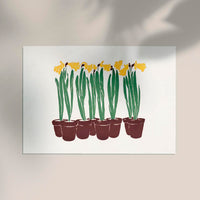 Vintage Flower Illustration by Edward Penfield – Kunstdruck Poster — Ansicht 2