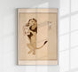 Lion and a Book by Edward Penfield – Vintage Poster