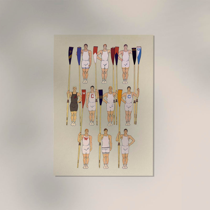 College Crews Poster – Edward Penfield Vintage Art Print — Ansicht 2