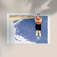 Man Standing in the Sea – Edward Penfield Vintage Poster — Ansicht 2