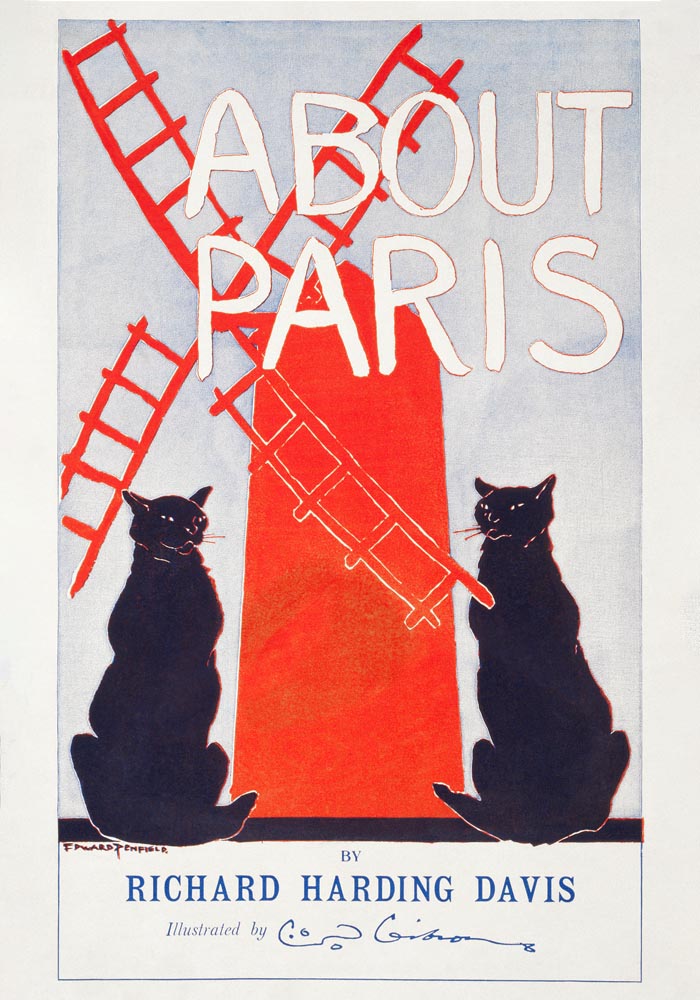 About Paris – Edward Penfield Vintage Poster | Fine Art Print or Canvas — Ansicht 3