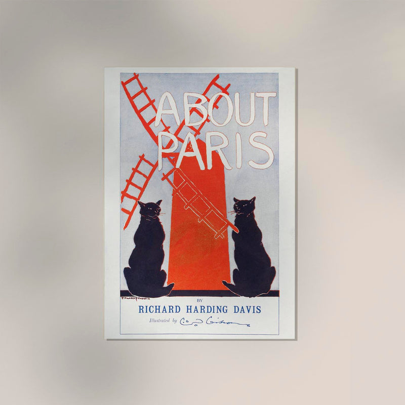 About Paris – Edward Penfield Vintage Poster | Fine Art Print or Canvas — Ansicht 2