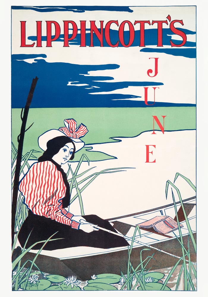 Lippincott's June – Vintage Art Print by Edward Penfield — Ansicht 3