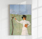 Woman reaching for birds – Edward Penfield Vintage Poster