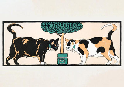 Cats under a Tree – Edward Penfield Vintage Poster
