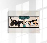Cats under a Tree – Edward Penfield Vintage Poster — Ansicht 1