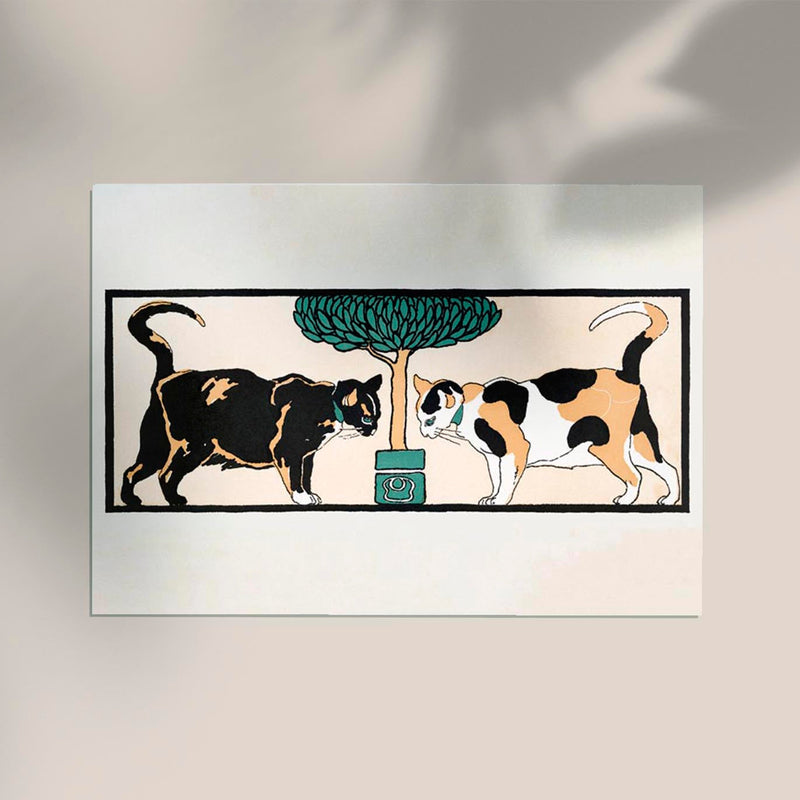 Cats under a Tree – Edward Penfield Vintage Poster — Ansicht 2