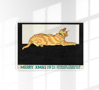 Merry Xmas by Edward Penfield – Vintage Poster Kunstdruck — Ansicht 1