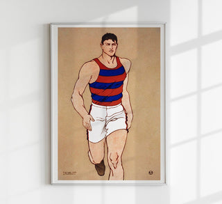 Athlete No. 1 by Edward Penfield – Vintage Art Print