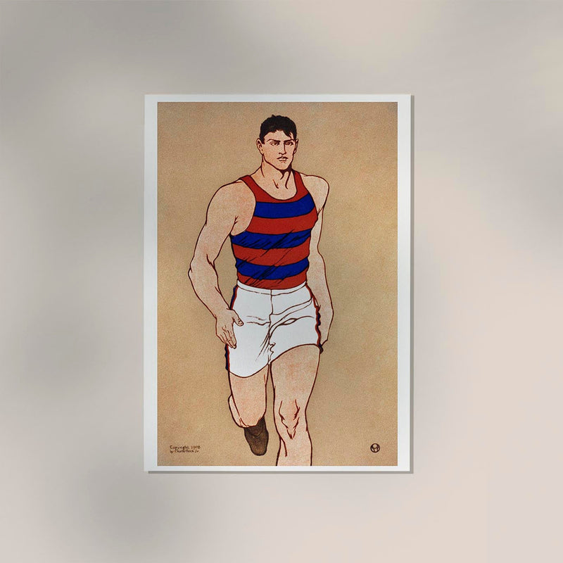 Athlete No. 1 by Edward Penfield – Vintage Art Print — Ansicht 2