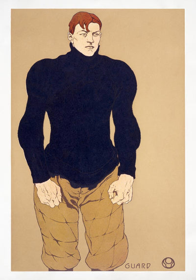 Athlete No. 2 by Edward Penfield - Vintage Art Print