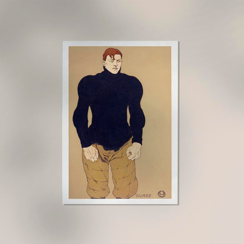 Athlete No. 2 by Edward Penfield - Vintage Art Print — Ansicht 2