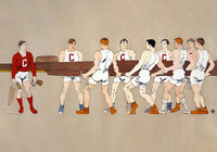 College Rowing Club Poster by Edward Penfield - Vintage Art Print — Ansicht 3