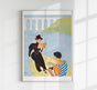 Woman Reading in a Row Boat – Edward Penfield Vintage Poster
