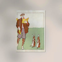 Man Reading a Book with Hares – Edward Penfield Poster — Ansicht 2