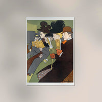 People reading books by Edward Penfield – Vintage Kunstdruck — Ansicht 2