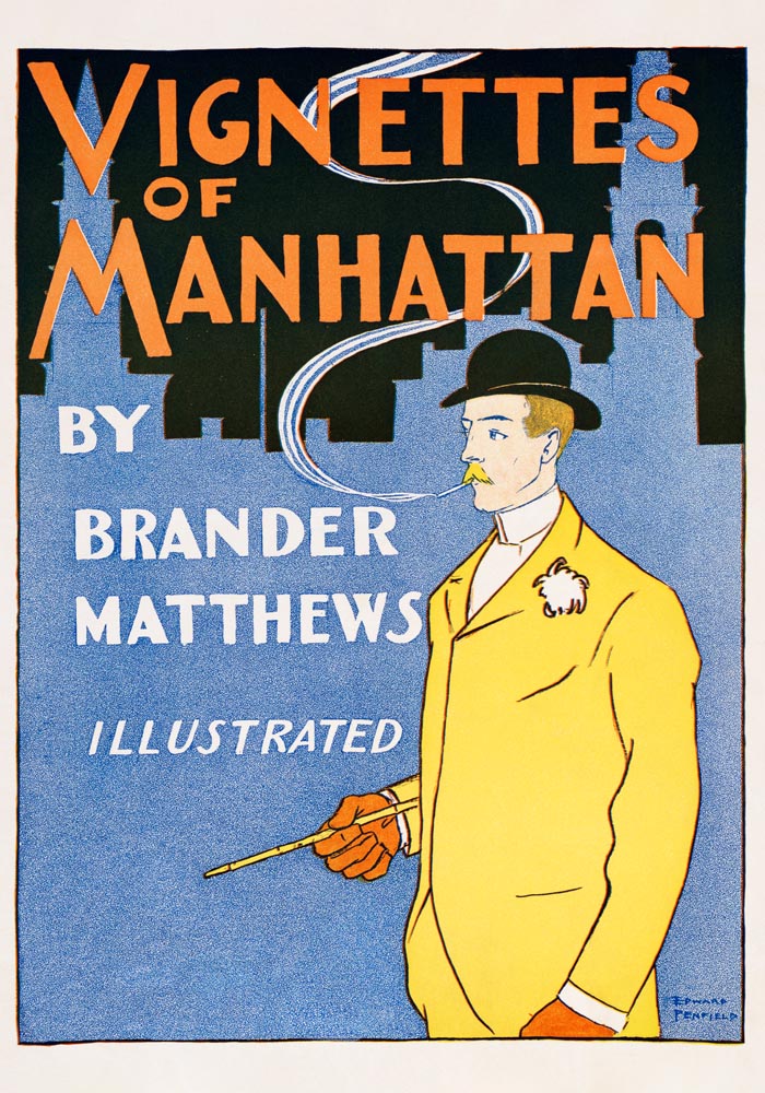 Vignettes of Manhattan Poster - Edward Penfield Art Print — Ansicht 3