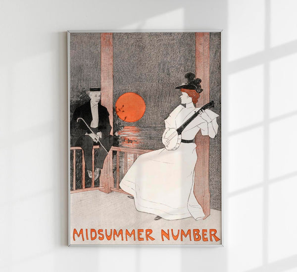 Midsummer Number Poster – Edward Penfield Vintage Art