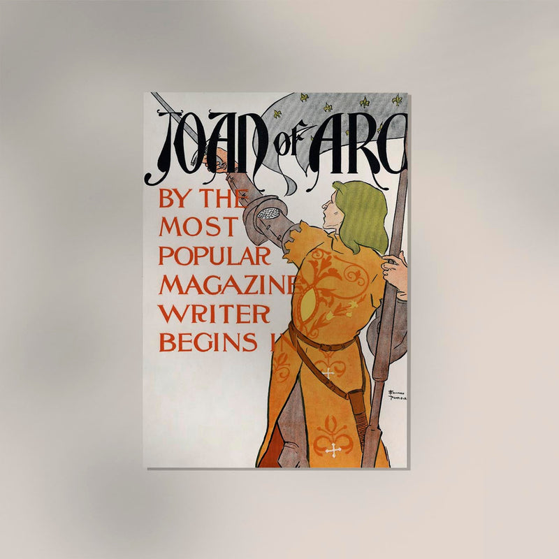 Joan of Arc – Fine Art Canvas Edward Penfield Art Nouveau Poster — Ansicht 2