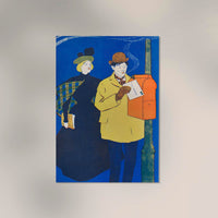 Man and Woman Sending Letter – Vintage Poster by Edward Penfield — Ansicht 2