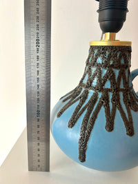 Seltene Fohr Vasenlampe – West German Pottery Fat Lava — Ansicht 17