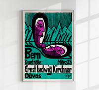 Bern Kunsthalle by Ernst Kirchner – Fine Art Print Expressionism Exhibition Poster — Ansicht 1