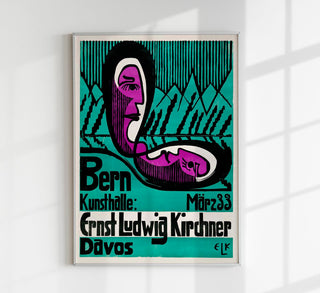 Bern Kunsthalle by Ernst Kirchner – Fine Art Print | Expressionismus | Ausstellungsplakat