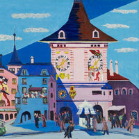 Bern with Belltower – Kunstdruck von Ernst Kirchner — Ansicht 3